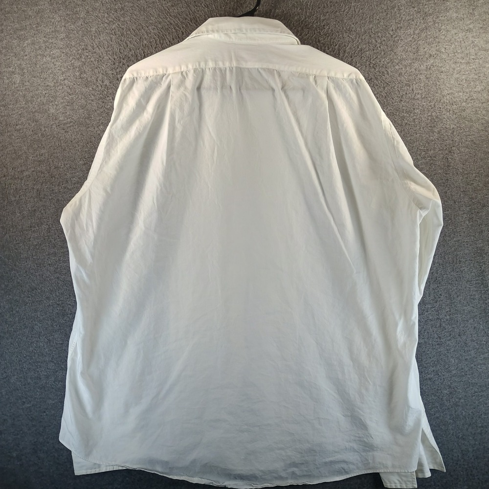 Brooks Brother Tuxedo Shirt Men 17 5 4XL White Undershirt Suit Button Up Pleated - Picture 5 of 8